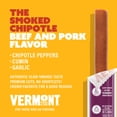 thumbnail image 3 of Vermont Smoke & Cure Smoked Chipotle Beef and Pork Sticks 1oz Individually Wrapped Protein Snacks 24Ct, 3 of 9