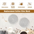 thumbnail image 4 of 4 Piezas de Filtro Café Repuesto Acero Inoxidable Pulgadas, para Cafeteras y MáQuinas Té 1000 Ml, 8 Tazas Prensa Francesa, 4 of 5
