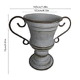 thumbnail image 3 of Dianli Garden Planters Distressed Decorative Planter Outdoor Courtyard Horticultural Trophy Flower Pot Rustic Distressed Clay Look Container for Balcony Patio Planter, 3 of 6