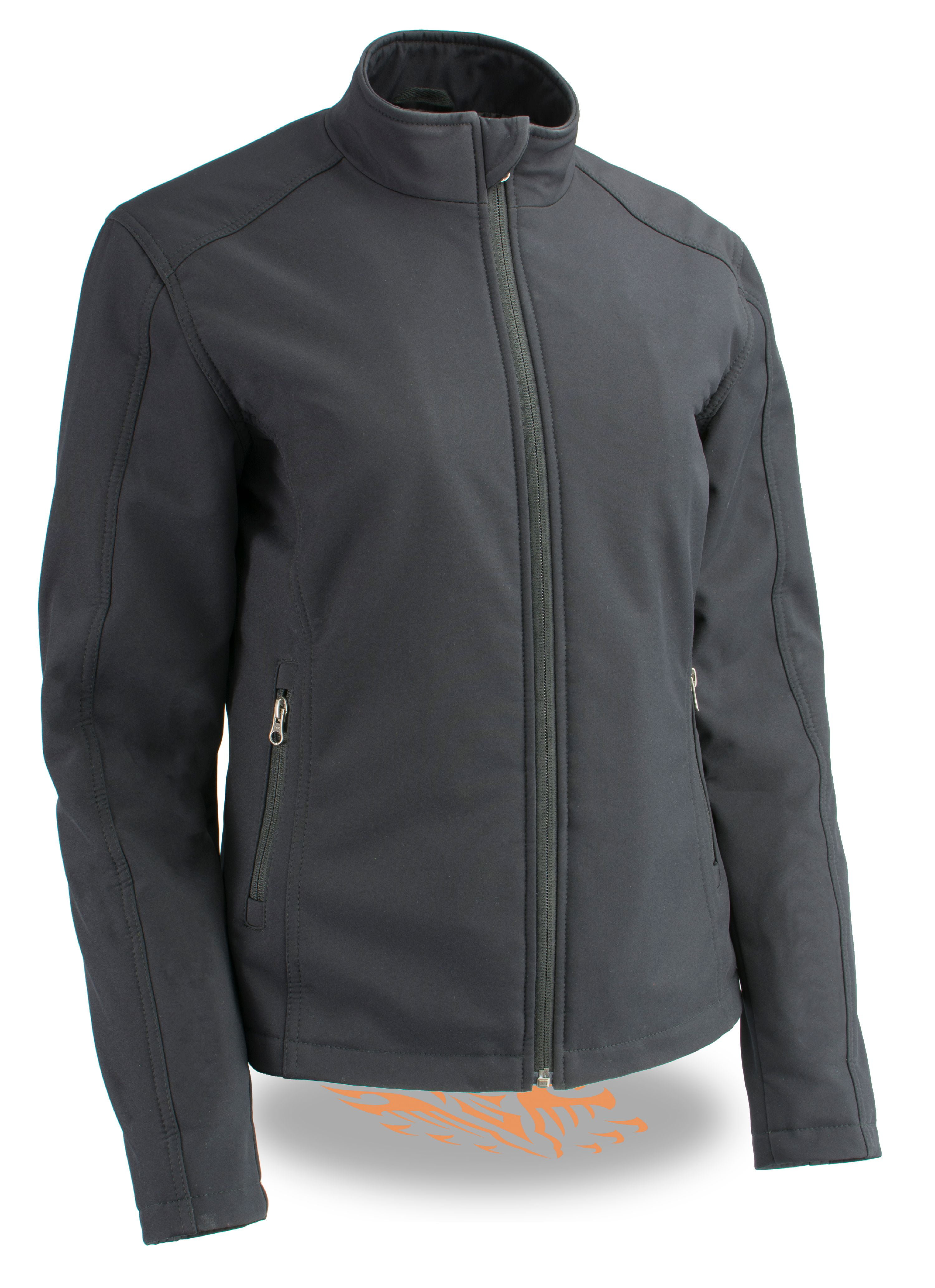 0 Pack Milwaukee Performance Womens Waterproof Lightweight Zipper Front Soft Shell Jacket Black, 5X-Large