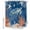 Blue, variant on Small Stall Shower Curtain 48x72 Inch Narrow Half Size Sea Turtle Coastal Bath Curtains Bathroom Decor, Summer Beach Coral Nautical Farmhouse Waterproof Fabric Shower Curtain Set with Hooks 48 Inch