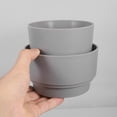 thumbnail image 3 of LOLIPPYY Multifunctional Storage Hidden Storage Box Grey ABS Pot-like Homeowners Indoor Outdoor 1Set, 3 of 8