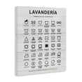 thumbnail image 4 of Stupell Industries Guía de Lavado de Ropa, Blanco Bath & Laundry Painting Wrapped Canvas Art Print Wall Art, 36 x 48, 4 of 8