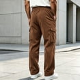 thumbnail image 5 of StSilkitty Baggy Pants for Men Elastic Waist Fishing Hiking Pants with Pockets Athletic Running Sweat Pants, 5 of 7