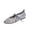 Light Blue, variant on Floral Cutout Mary Jane Flats For Women Closed Toe Slip On Comfortable Casual Summer Footwear