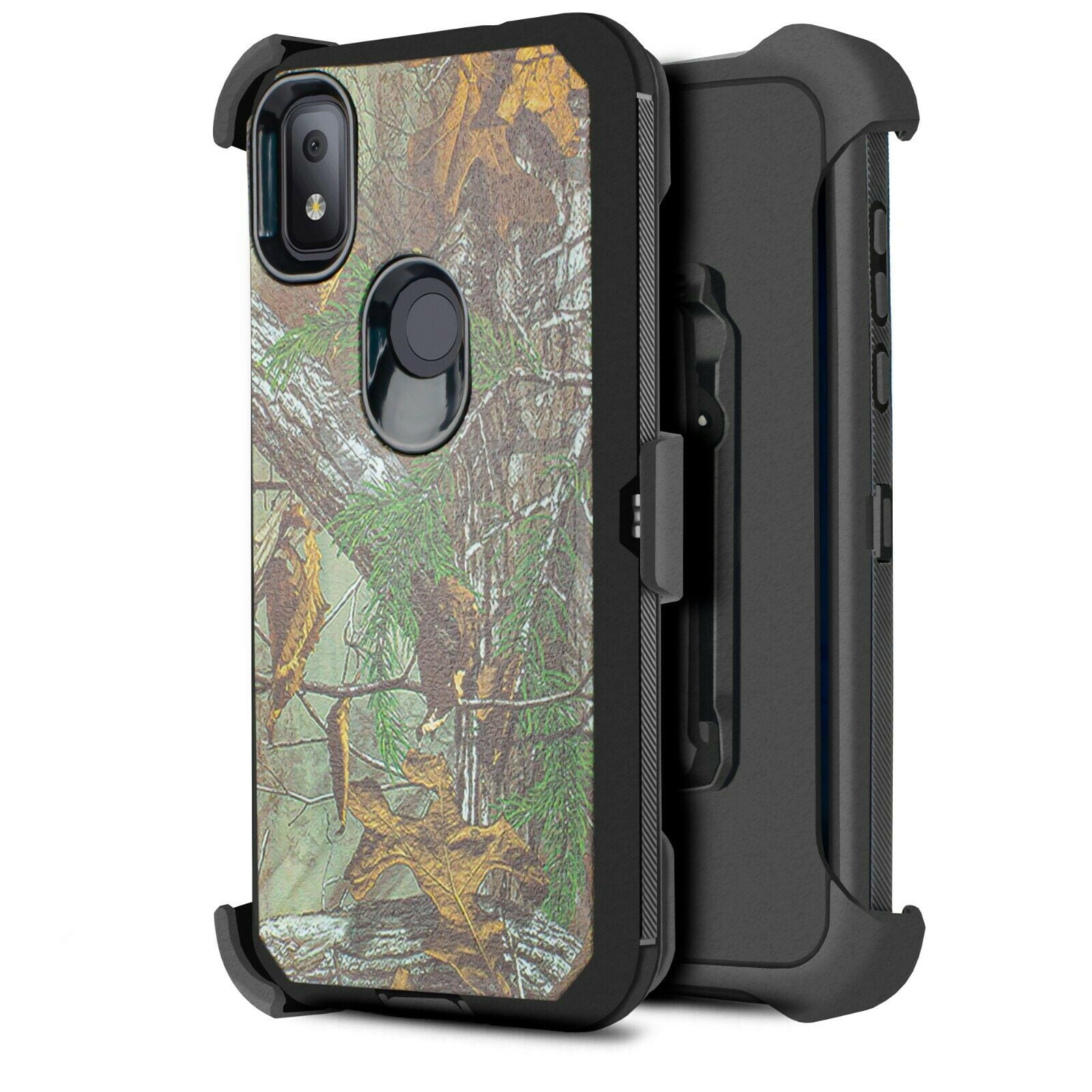 for TMobile Revvl 4 Phone Case Dual Layer FullBody Rugged Clear Back
