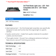 thumbnail image 2 of 3rd Third Brake Light Lens - LED - Red - Compatible with 2012 - 2017 Buick Verano 2013 2014 2015 2016, 2 of 2