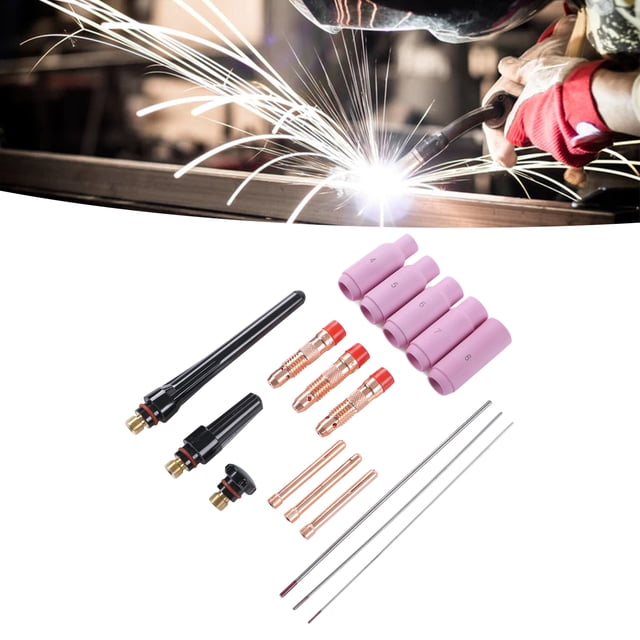 SET DE SOLDADURA TIG, MANO DE OBRA EXQUISITA KIT DE ACCESORIOS DE ANTORCHA DE SOLDURA TIG ABS PARA TRABAJO