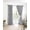 Blue, variant on Gray Flowers Blackout Curtains 96 Inches Long for Bedroom, Farmhouse Pastoral Vintage Plants Branches Thermal Insulated Room Darkening Black Out Window Curtain Panels Grommet Drapes for Living Room
