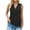 Black, variant on Mrat Basic Knit Sleeveless Shirts Women's Fashion Short Sleeve V-Neck Tops Working Uniform Printing Pocket Blouse Tops V Neck Tank Tops for Women S-485 Green S