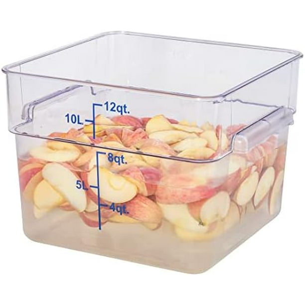 Met Lux 2 Quart Brine Bucket, Marinating Container With Volume