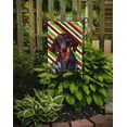 thumbnail image 2 of Carolines Treasures LH9223-FLAG-PARENT Dachshund Candy Cane Holiday Christmas  Flag  multicolor, 2 of 2