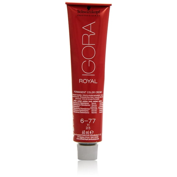 Tinte para el cabello Schwarzkopf Igora Royal 6-77 Dark Blonde Copper