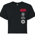 thumbnail image 3 of Star Wars - Darth Vader Icons - Juniors Cropped Tee, 3 of 5