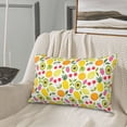 thumbnail image 5 of Lsque Avocado And Pineapple Pattern Pillow Case – Soft & Cozy Throw Pillow Cover, Hypoallergenic Cushion Case for Sleeping Women with Envelope Closure-20"x30", 5 of 6