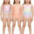 thumbnail image 5 of BTween Girls Multi Pack One Piece Swimwear Unique Colors and Patterns, Sizes 4-16 for Kids and Toddlers, 5 of 8