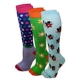 thumbnail image 5 of Different Touch Compression Knee High Socks | Women's 3 pack| 8-15mmHg, 5 of 5