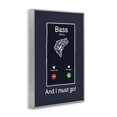 thumbnail image 3 of Stupell Industries Bass Is Calling Must Go Gray Framed Giclee Art design by Jedco Brands, Inc., 30 x 20, 3 of 8
