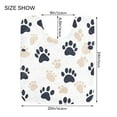 thumbnail image 5 of Yayeee Bath Rug for Bathroom Floor Non Slip Rectangle Fluffy Soft Absorbent Mat, 16"x24", Black Cat Paw, 5 of 7