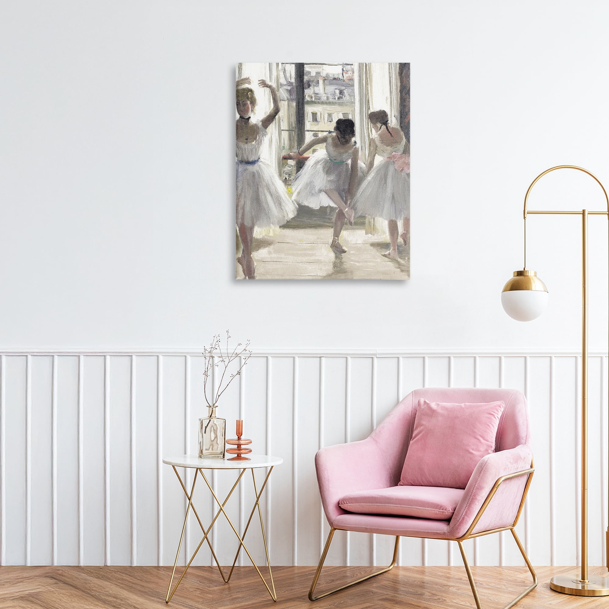 Stupell Industries Ballet Class In Practice Canvas Wall Art, design by Leah Straatsma