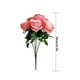thumbnail image 4 of Bearachild Ramo de rosas artificiales de 10 cabezas, decoración de simulación, centro de de oficina en casa, rosa falsa Flores artificiales Rosa claro Bearachild HA7033-04B, 4 of 5