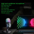 thumbnail image 3 of USB Condenser Microphone  Noise Cancellation  Angle Adjustable  2 Meter Cable for Gaming  Live Streaming  Recording, 3 of 11