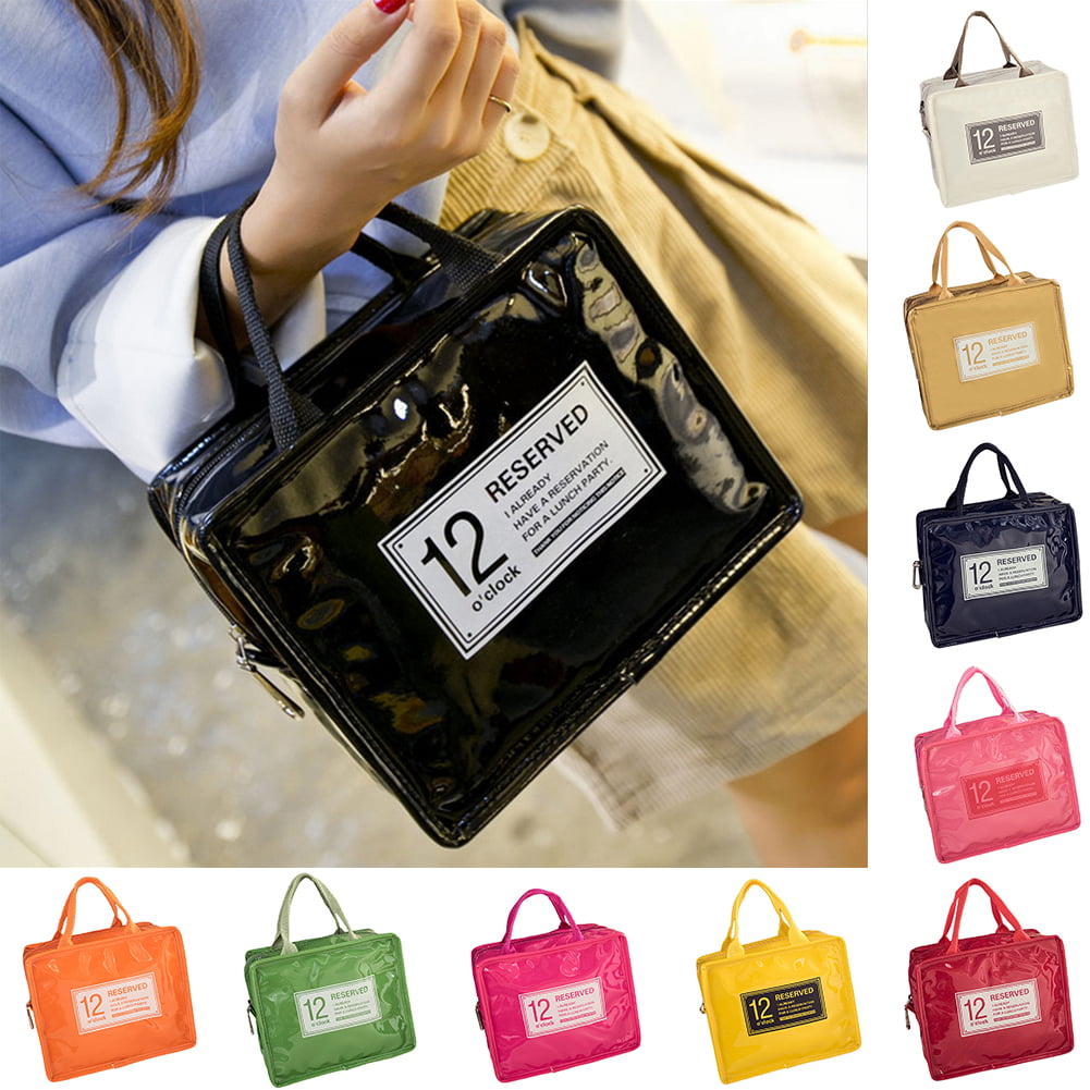 Details about   Fashion Box Insulated Men Women Adult Bento Picnic Totes Lunch Bag Portable New