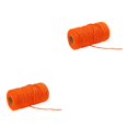 thumbnail image 4 of bedienty 91 .5m Cotton Cord Rope Crafts Macrame String Solid Color Cotton Yarn Rope Home Textiles Durable Do Not Fade Cotton Rope orange 2Set, 4 of 6