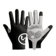 thumbnail image 2 of CxhicLuv Black Cycling Gloves, Breathable Lycra, Secure Grip, Cushioned Palms, Biking Sports Gloves – Ideal for Motorcycling, Gym Workouts, Perfect for Cyclists, Fitness Enthusiasts, Black, 2 of 7