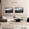thumbnail image 4 of Elephant Stock Mountain Top Wall Art - Horizontal Canvas Wall Art - Living Room Wall Decor - Nature Canvas - White And Blue Decor - 51" x 34", 4 of 8