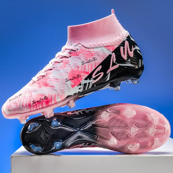 OnyxTrek Soccer Cleats for Mens Boys Girls Indoor Turf Soccer Shoes Youth AG TF Training Football Boots Unisex