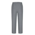 thumbnail image 6 of Mens Sweatpants Elastic Waist Drawstring Baggy Tapered Pants With Pockets Gray XXXL, 6 of 6