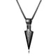 thumbnail image 1 of Collar de punta de lanza collar de cadena de hombres collar de hombres Cool punta de flecha colgante collar de acero inoxidable 60 cm cadena estilo vintage para hombres niños ANGGREK Otros, 1 of 8
