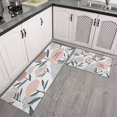thumbnail image 3 of Kitchen Rugs and Mats Non Skid Washable Spring Flowers Floral Kitchen Mat and Rug Set,Floor Cushion Absorbent Rug,Rubber Backed Area Rugs for Kitchen Laundry, 3 of 7