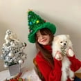 thumbnail image 5 of Christmas Tree Hat - Festive Party Dress Headdress & Holiday Decoration, Cute Gift Hat For Christmas Gatherings, Adds Fun To Party Outfits, Suitable For Holiday Celebrations, 14.3*18.8in, 5 of 6