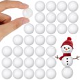 thumbnail image 1 of 100 bolas de espuma para manualidades de 2 cm, pequeñas bolas blancas de espuma lisas y redondas, ideales para manualidades de bricolaje, para el hogar y la escuela., 1 of 7