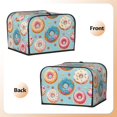 thumbnail image 3 of Fotbe Colorful Donut for Four Slice Toaster Cover, Fingerprint Protector, Super Soft Appliance Cover And Dust Cover,Bread Dust Cover & Fingerprint Protection, 3 of 7
