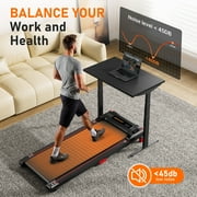 Workout Walking Pad treadmill, 3 in 1 Under Desk Treadmill, 2.5HP Low Noise Walking Treadmill Pad with Remote Control,Portable Treadmills for Home Office 