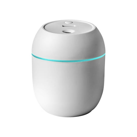 

KUNPENG-Mini Humidifier 250ml Small Humidifier For Plants Personal Humidifier With 7 Color LED Night Light 2 Mist Mode Travel Humidifier