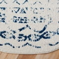 thumbnail image 3 of SAFAVIEH Tulum Ronald Oriental Area Rug, Ivory/Navy, 6'7" x 6'7" Round, 3 of 7