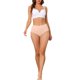thumbnail image 2 of INSPIRAR CHIC Ropa interior para el Día de la Madre para Mujeres, Panties de Control de Abdomen de Cintura Alta, Breve Transpirable L Rosa, 2 of 4