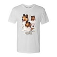 thumbnail image 2 of Wild Bobby, If It's Not a Collie It's Just a Dog Gift | Mens Dog Lover Premium Tri Blend T-Shirt, Heather White, Small, 2 of 4