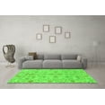 thumbnail image 3 of Ahgly Company Indoor Rectangle Abstract Green Modern Area Rugs, 7' x 9', 3 of 4