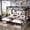 Black + Twin, variant on Triple Metal Bunk Bed, Twin over Twin & Twin XL 3-Bed Bunk Bed,White