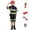 Blue, variant on ANINEO Fireman Children Party Fire Chief Outfits Clothes 3PCS Set School Toy Accessories Campus Set