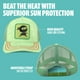 thumbnail image 3 of Gorra de béisbol Trucker Hat SUN NINJA Snapback verde unisex, 3 of 6