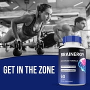 Brainergy Capsules, Advanced Maximum Strength Pills All Natural Cognitive Supplement, Brain ergy for Men and Women (2 Pack)
