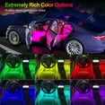 thumbnail image 5 of Neon Universal Car Ambient Light RGB Backlight LED Foot Strip APP Control Auto Decorative Off Road 4x4 SUV Interior Atmosphere, 5 of 5