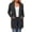 Dark Gray, variant on uublik Jackets for Women Trendy Hot Pink Outdoor Open Front Casual Long Fall Winter Coat with Pockets