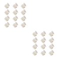 thumbnail image 1 of pitrice 1/2/3 12pcs Salon Chaud Rouleau Colorant Perm Isolation Clips Pinces Multi-Dentées Outils de Coiffure Imperméables Accessoires de Cheveux Blanc 2PCS, 1 of 6